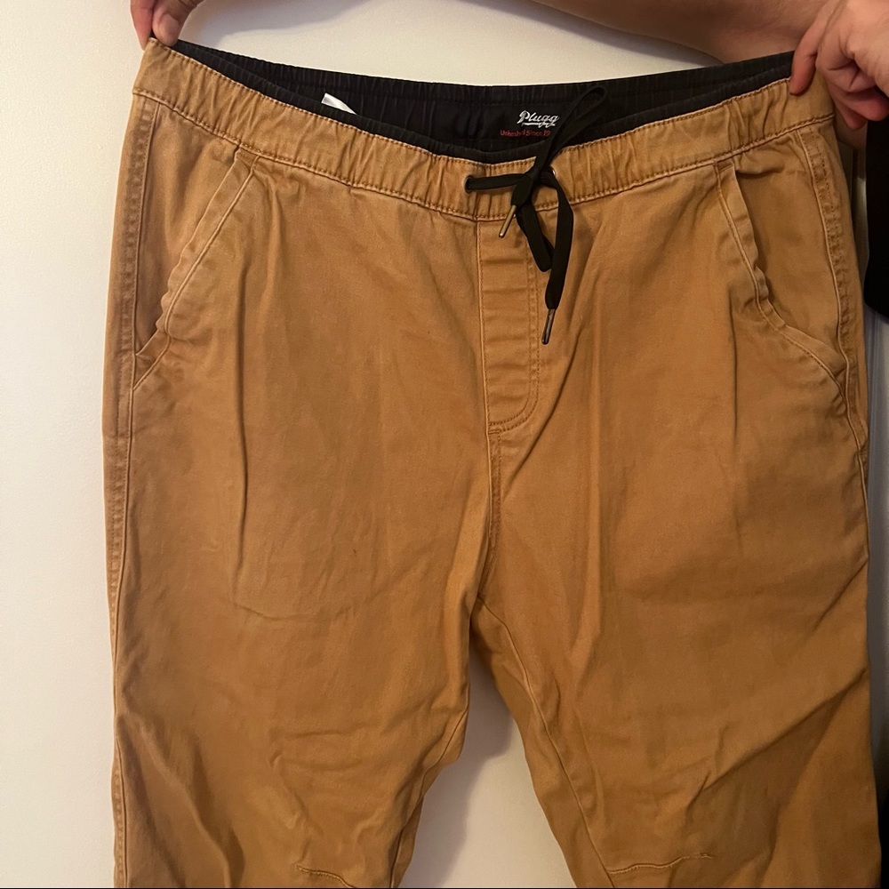 Khaki joggers